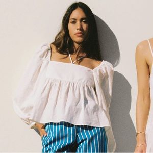 Ciao Lucia Corina Top White